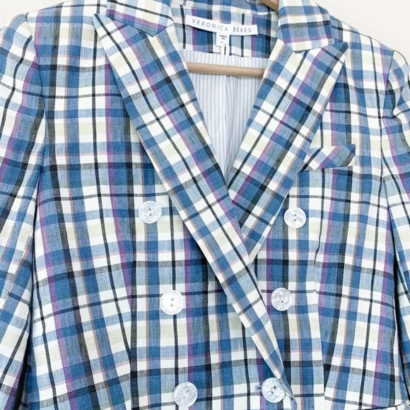 Veronica Beard Empire Linen Dickey Jacket - Picture 5 of 8